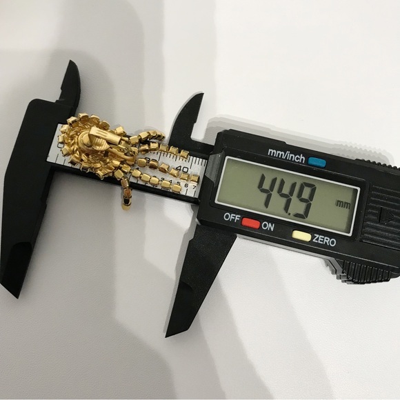 Vintage Best in Show Blue Ribbon Clear Rhinestone Chandelier Clip On Earrings - Picture 15 of 15